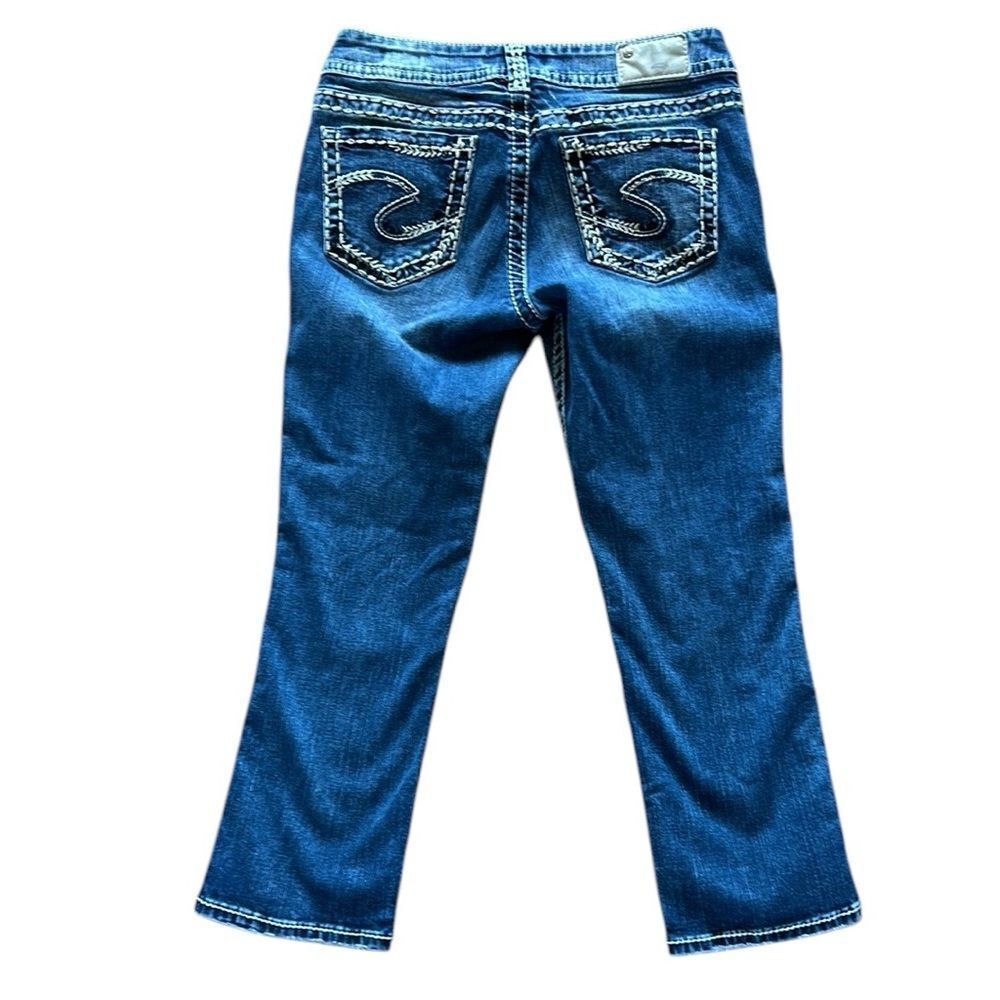 Silver Suki Mid Capris - Picture 2 of 10